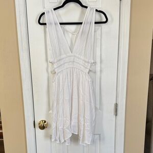 Charlotte Russe White Sleeveless Dress